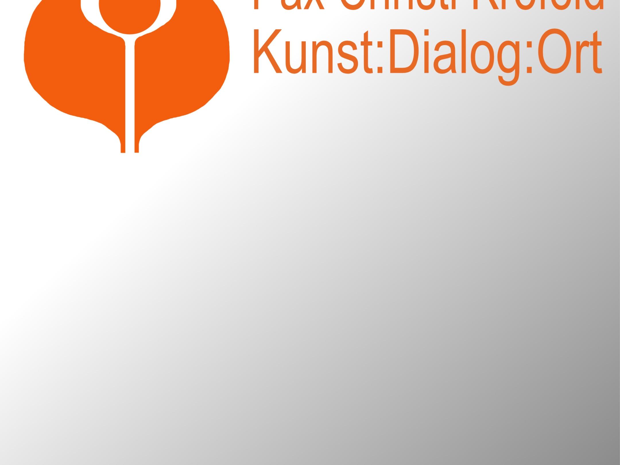 Logo mit Namen und Ort in Orange