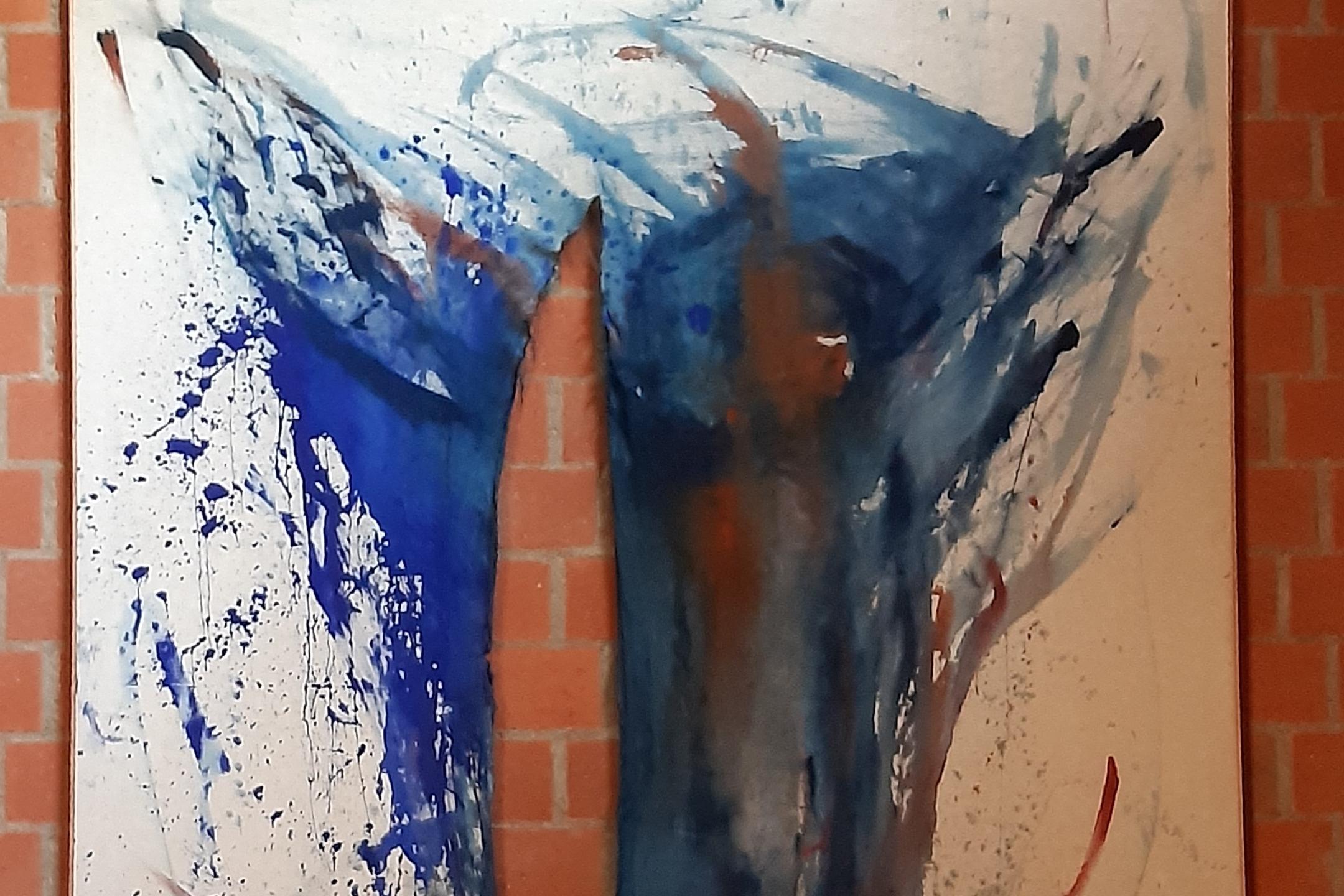 Kunstwerk in Pax Christi: 'Ostern' mit Schnitt in der Mitte